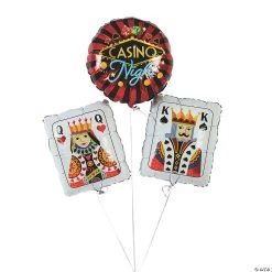 Casino Night 18" Mylar Balloon Set - 3 Pc.