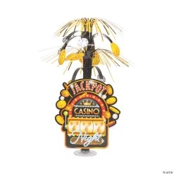 Casino Night Fountain Centerpiece