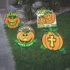 Christian Pumpkin Yard Signs - 4 Pc. 1 Christian Pumpkin Yard Signs - 4 Pc. -Party Decorations Sales Shop christian pumpkin yard signs 4 pc 13931684