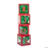 Christmas Balloon Block Boxes - 4 Pc. -Party Decorations Sales Shop christmas balloon block boxes 4 pc 14091601