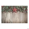 Christmas Barn Wood Backdrop - 3 Pc. 2 Christmas Barn Wood Backdrop - 3 Pc. -Party Decorations Sales Shop christmas barn wood backdrop 3 pc 13781523