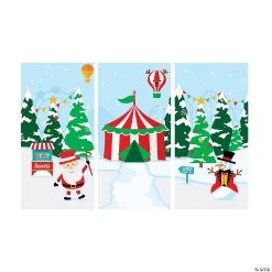 Christmas Carnival Backdrop Banner -Party Decorations Sales Shop christmas carnival backdrop banner13956822 a01
