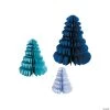Christmas Tree Centerpiece with Glitter - 3 Pc. -Party Decorations Sales Shop christmas tree centerpiece with glitter 3 pc 13817348