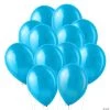 Chrome Blue 11" Latex Balloons - 25 Pc.
