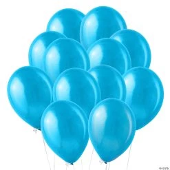 Chrome Blue 11" Latex Balloons - 25 Pc.