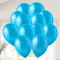 Chrome Blue 11" Latex Balloons - 25 Pc. -Party Decorations Sales Shop chrome blue 11 latex balloons 25 pc 13838708 a02
