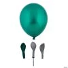 Chrome Custom Color Double Stuffed 11" Latex Balloons - Makes 24 -Party Decorations Sales Shop chrome emerald green custom color double stuffed 11 latex balloons makes 2414090463