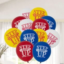 Church Carnival Faith & Fun 11" Latex Balloons - 12 Pc. -Party Decorations Sales Shop church carnival faith and fun 11 latex balloons 12 pc 13971621 a02