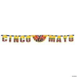 Cinco De Mayo Card Stock Jointed Banner -Party Decorations Sales Shop cinco de mayo card stock jointed banner13728595 a01