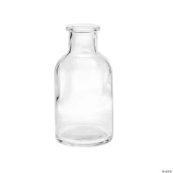 Clear Apothecary Jar Bottle Vases - 6 Pc.