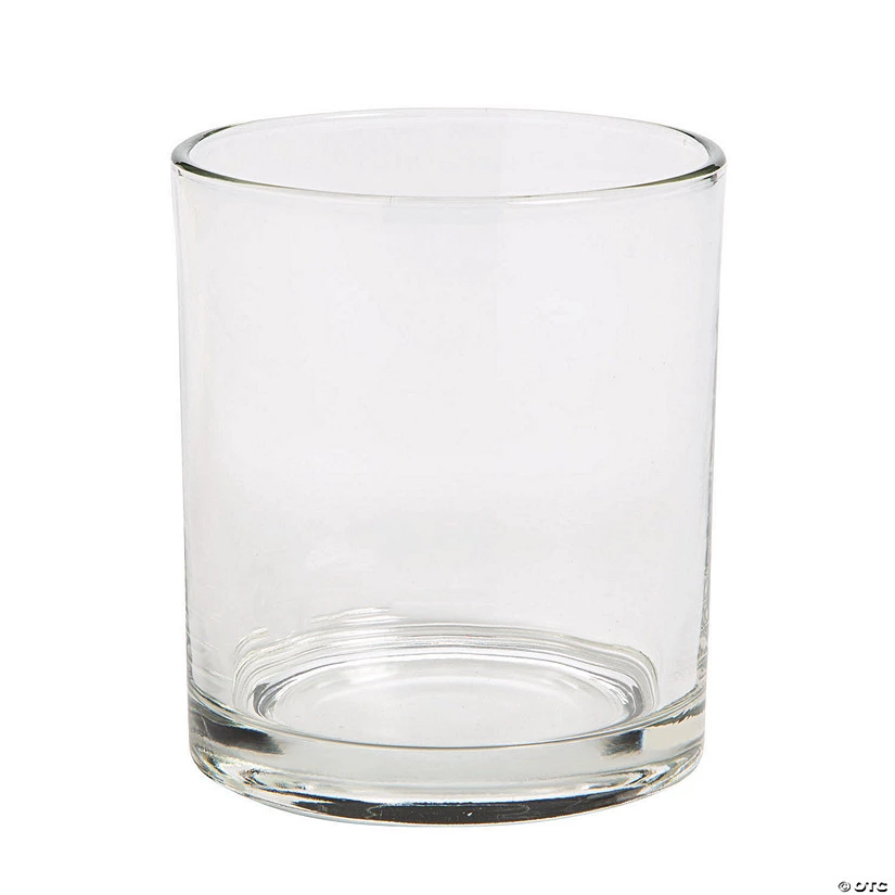 Clear Cylinder Vases - 4" - 6 Pc. 3 Clear Cylinder Vases - 4" - 6 Pc.