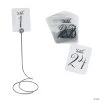 Clear Table Numbers with Holders - 30 Pc. -Party Decorations Sales Shop clear table numbers with holders 30 pc 14151499