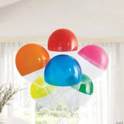 Clear Two-Toned Dipped Color 11" Latex Balloons - 6 Pc. 8 Clear Two-Toned Dipped Color 11" Latex Balloons - 6 Pc. -Party Decorations Sales Shop clear two toned dipped color 11 latex balloons 6 pc 14090475 a02