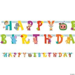 CoComelon Happy Birthday Banner