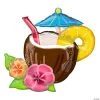 Coconut Pina Colada 30" Mylar Balloon -Party Decorations Sales Shop coconut pina colada 30 mylar balloon14190227