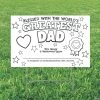 Color Your Own Blessed Father's Day Yard Sign -Party Decorations Sales Shop color your own blessed fathers day yard sign13966934