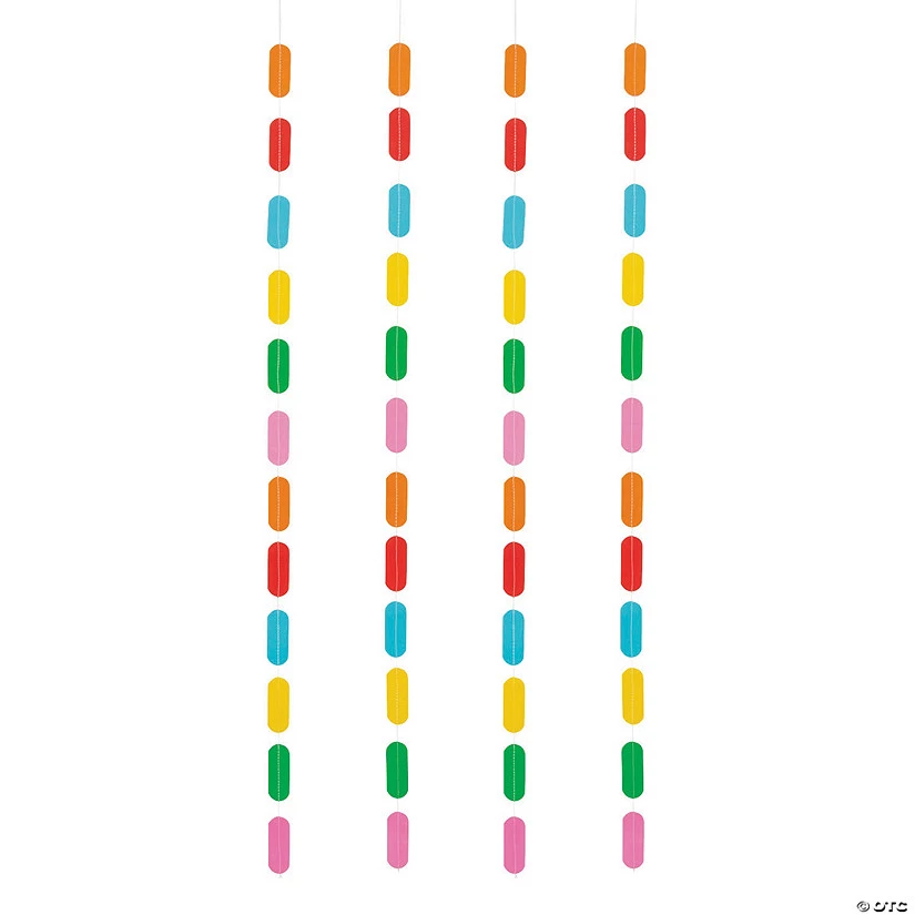 Colorful Dessert Sprinkle Hanging Decorations - 4 Pc. 3 Colorful Dessert Sprinkle Hanging Decorations - 4 Pc.