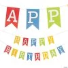 Colorful Happy Birthday Pennant Banner -Party Decorations Sales Shop colorful happy birthday pennant banner13971007