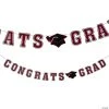 Congrats Grad Banner -Party Decorations Sales Shop congrats grad banner burgundy13964023