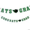 Congrats Grad Banner 2 Congrats Grad Banner -Party Decorations Sales Shop congrats grad banner green13964022