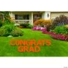 Congrats Grad Orange Yard Letters Sign 2 Congrats Grad Orange Yard Letters Sign -Party Decorations Sales Shop congrats grad orange yard letters sign14090626