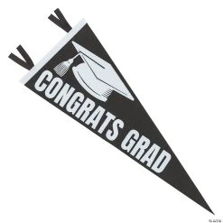 Congrats Grad Pennants - 6 Pc.