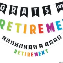 Congrats on Your Retirement Garland