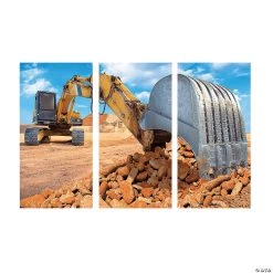 Construction Truck Backdrop - 3 Pc. -Party Decorations Sales Shop construction truck backdrop 3 pc 13941938 a01