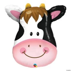 Contended Cow-Shaped 32" Mylar Balloon