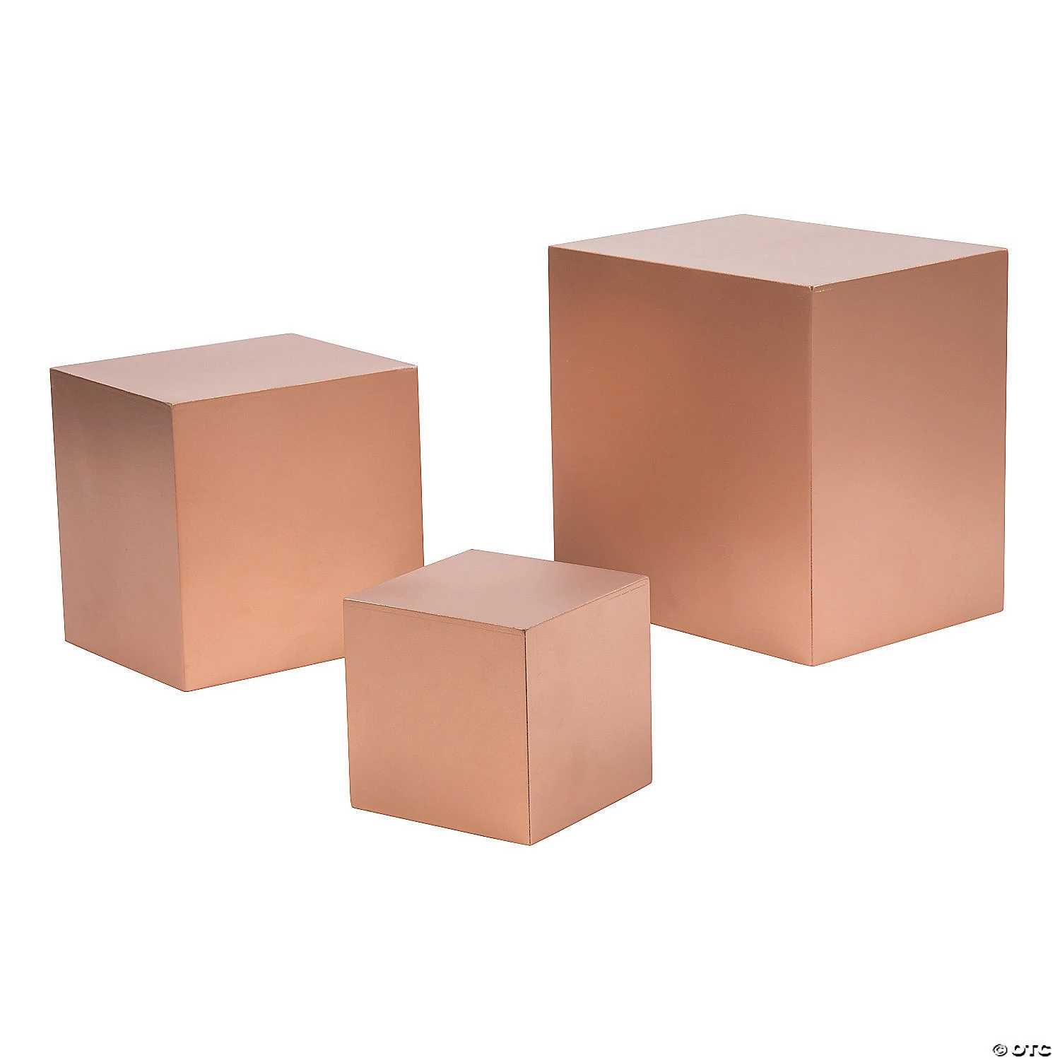 Copper Buffet Riser Set - 3 Pc. 3 Copper Buffet Riser Set - 3 Pc.