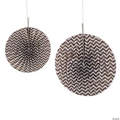 Chevron Hanging Fans - 6 Pc.