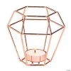 Copper Geometric Tea Light Holders - 3 Pc. -Party Decorations Sales Shop copper geometric tea light holders 3 pc 13950098