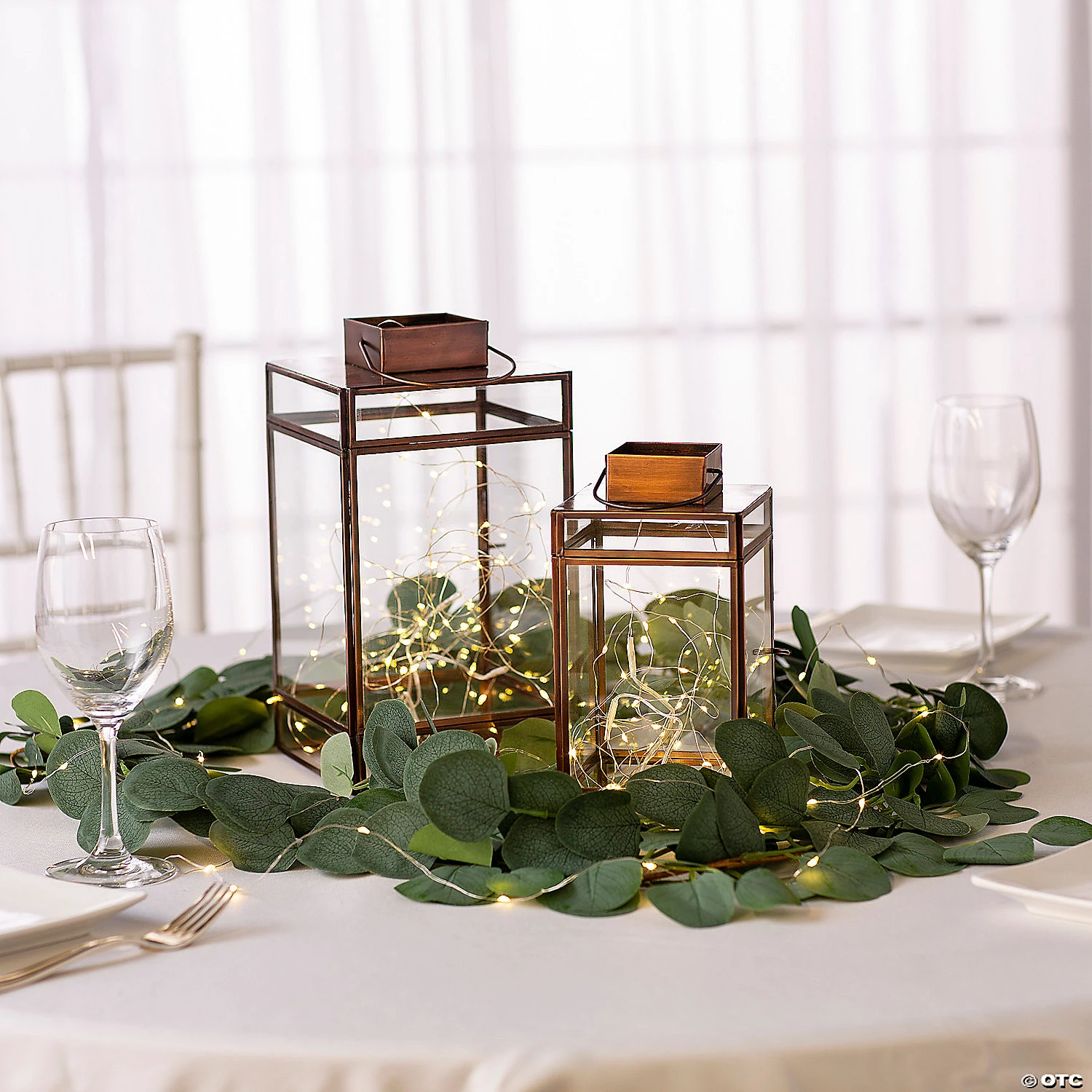 Copper Lantern Centerpiece Kit – 15 Pc. 3 Copper Lantern Centerpiece Kit – 15 Pc.