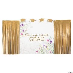 Cottagecore Grad Backdrop Decorating Kit - 7 Pc.