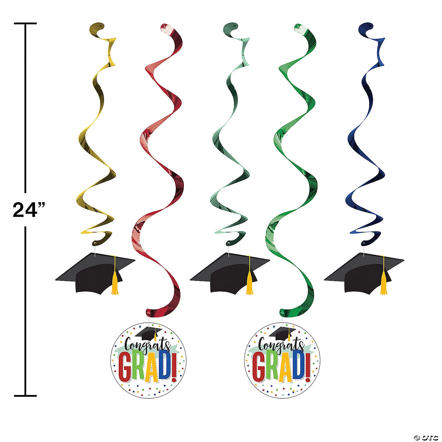 Creative Converting Colorful Graduation Decorations Kit 6 Creative Converting Colorful Graduation Decorations Kit - Image 4