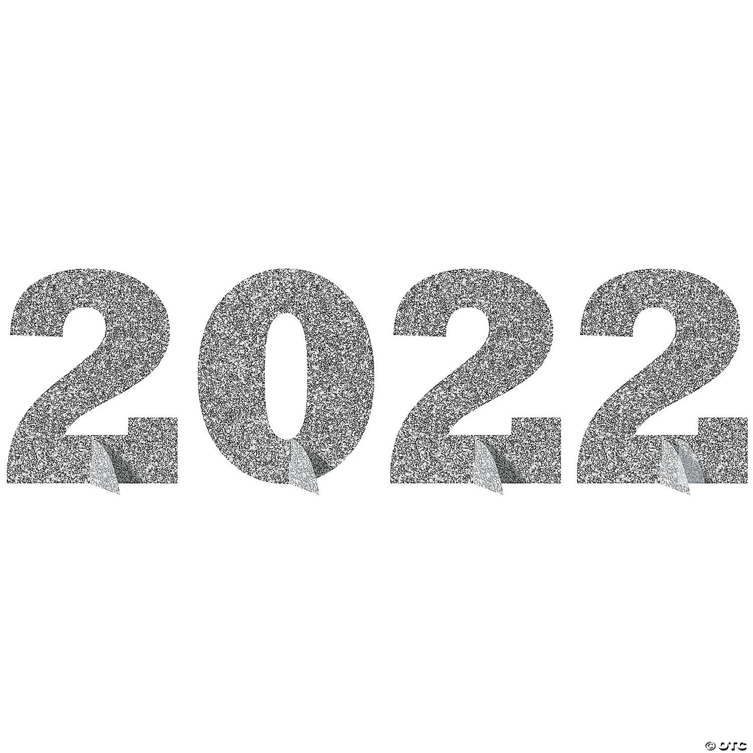 Creative Converting Silver 2022 New Year Decorations Kit, 39 Count 4 Creative Converting Silver 2022 New Year Decorations Kit, 39 Count - Image 2
