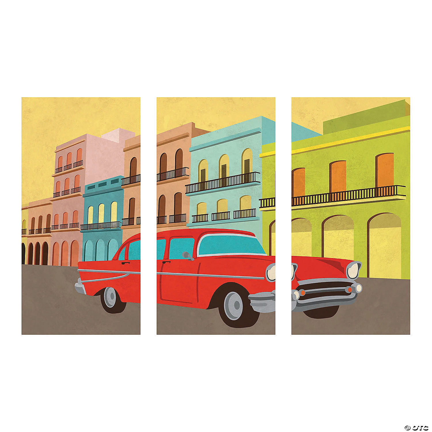 Cuban Party Backdrop Banner - 3 Pc. 4 Cuban Party Backdrop Banner - 3 Pc. - Image 2