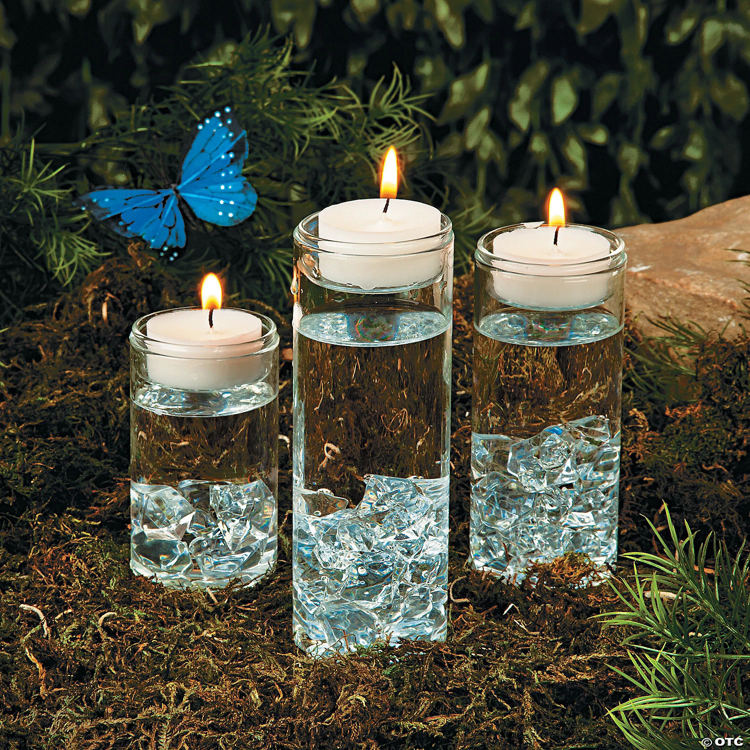 Cylinder Votive Candle Holders - 3 Pc. 6 Cylinder Votive Candle Holders - 3 Pc. - Image 4