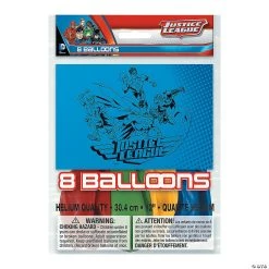 DC Comics Justice League™ 12" Latex Balloons - 8 Pc.