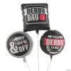 Derby 18" x 20 Mylar Balloons - 3 Pc. -Party Decorations Sales Shop derby 18 x 20 mylar balloons 3 pc 13943483