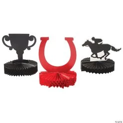 Derby Centerpieces - 3 Pc.