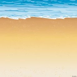 Design-a-Room Luau Beach Backdrop