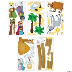 Design-A-Room Nativity Animals Backdrop Set - 5 Pc.