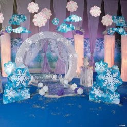 Design-A-Room Snowflake Print Backdrop - 2 Pc. -Party Decorations Sales Shop design a room snowflake print backdrop 2 pc 13716331 a02