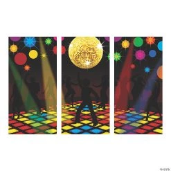Disco Party Backdrop - 3 Pc. -Party Decorations Sales Shop disco party backdrop 3 pc 70 8211 a01