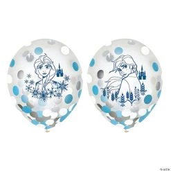Disney’s Frozen II Confetti 12" Latex Balloons - 6 Pc.
