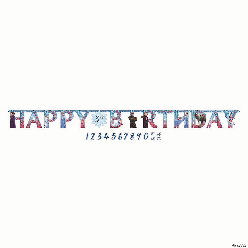 Disney’s Frozen II Jumbo Add-an-Age Birthday Banner 3 Disney’s Frozen II Jumbo Add-an-Age Birthday Banner