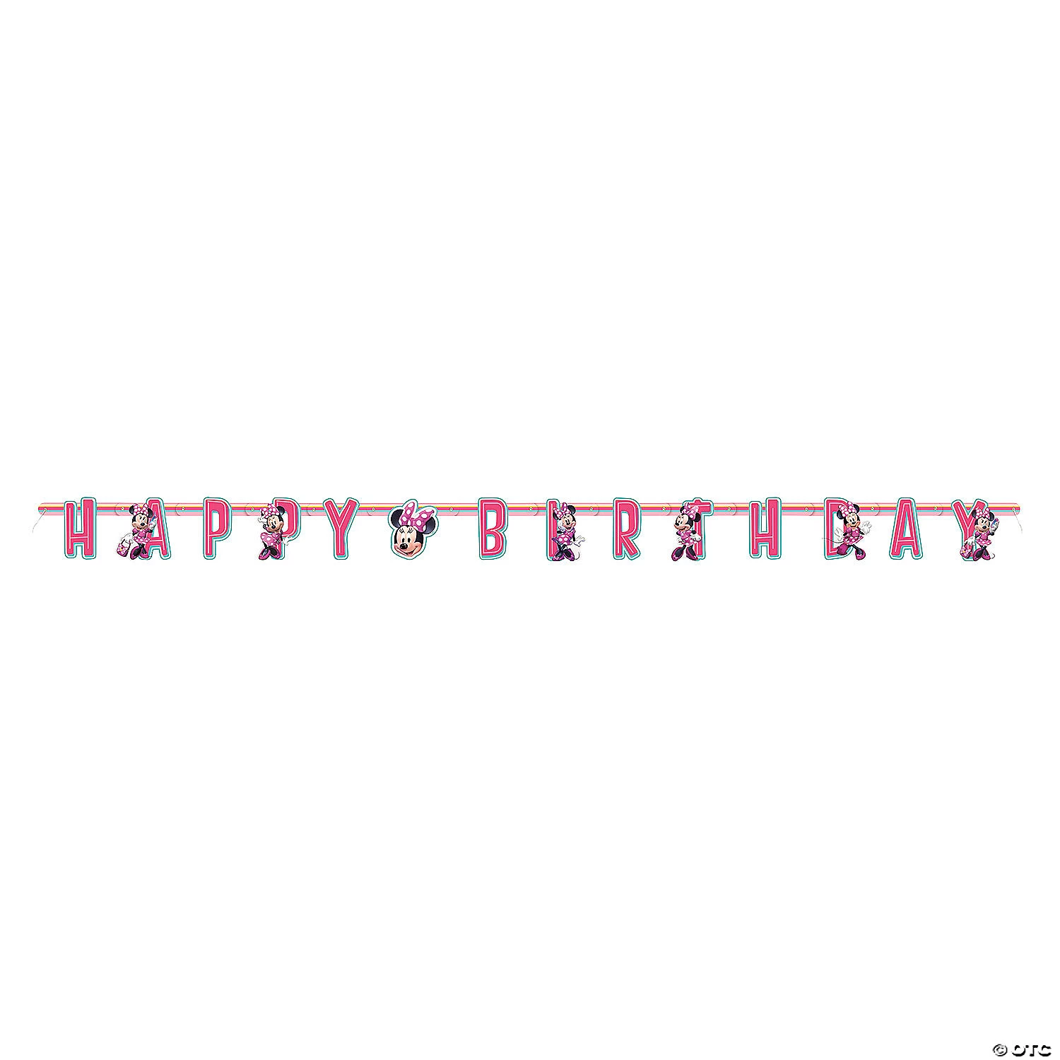 Disney’s Minnie Mouse Jointed Happy Birthday Banner 3 Disney’s Minnie Mouse Jointed Happy Birthday Banner