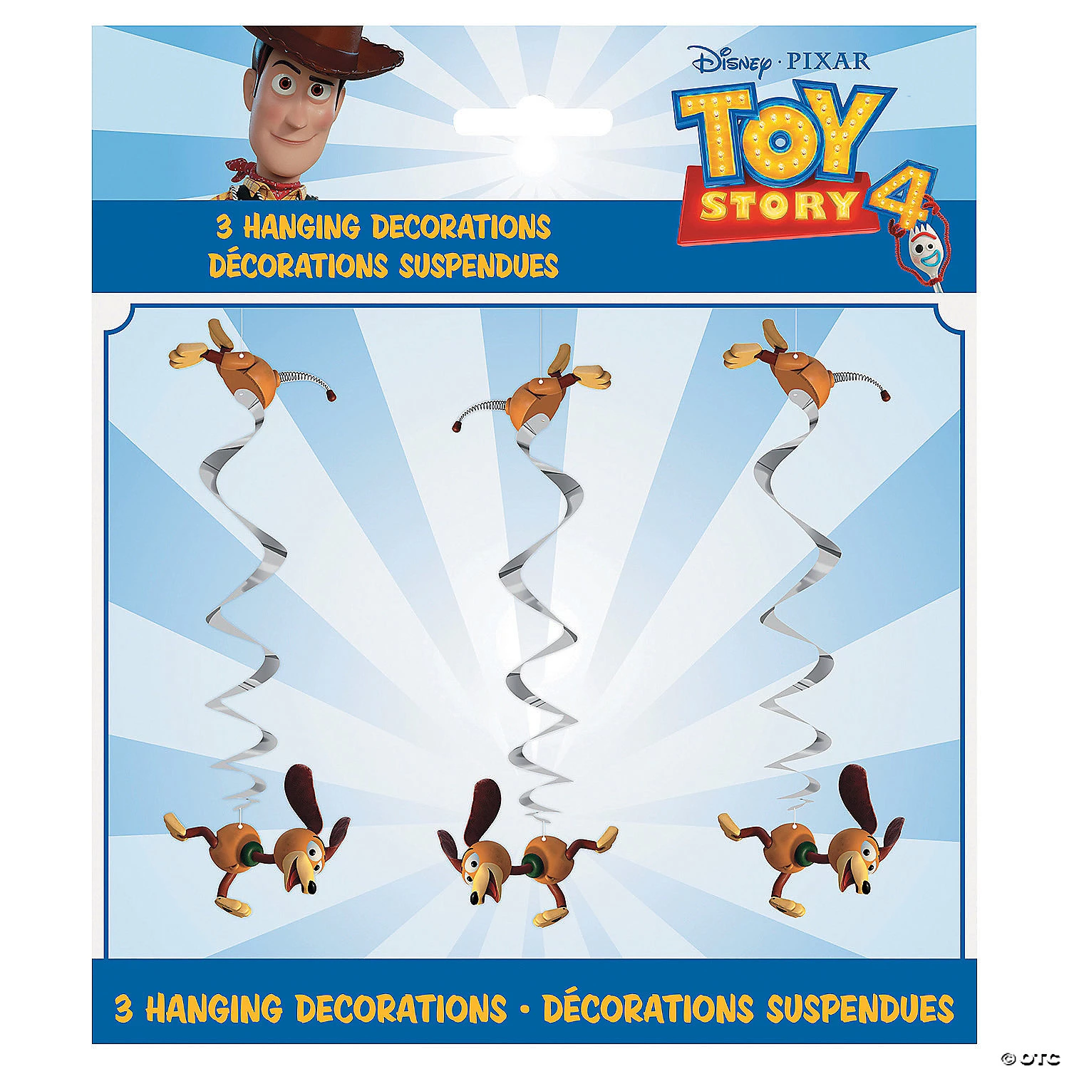 Disney Toy Story 4™ Hanging Swirl Decorations - 3 Pc. 3 Disney Toy Story 4™ Hanging Swirl Decorations - 3 Pc.