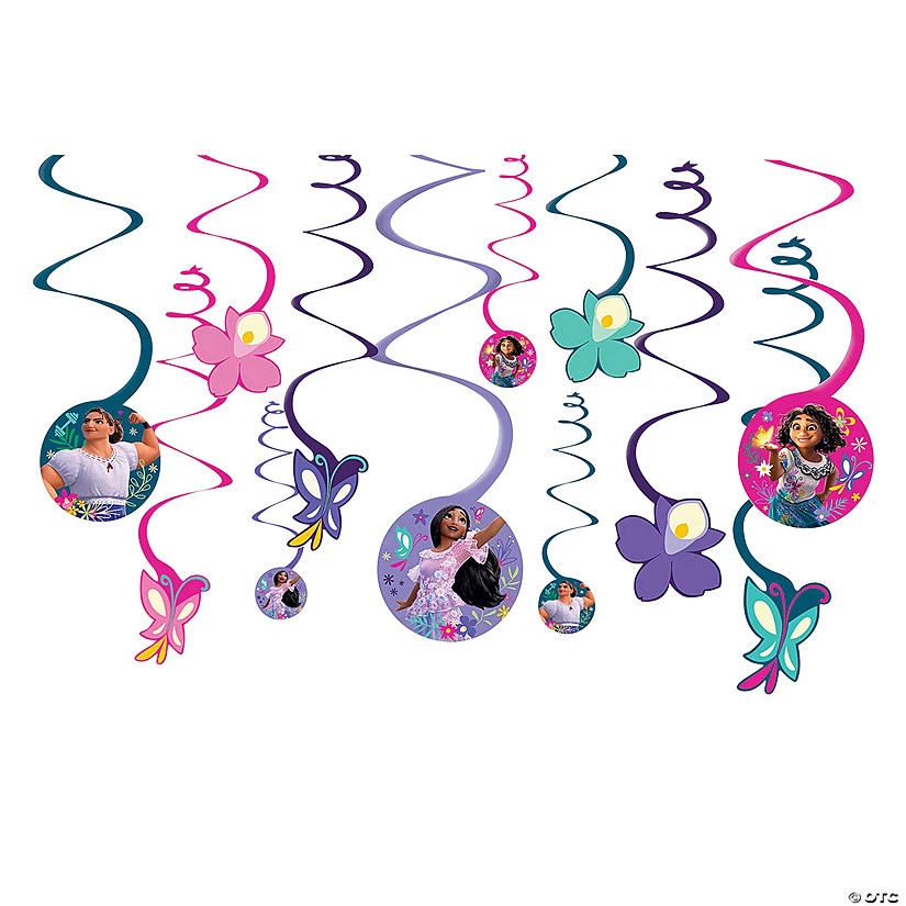 Disney's Encanto Hanging Swirl Decorations – 12 Pc. 3 Disney's Encanto Hanging Swirl Decorations – 12 Pc.